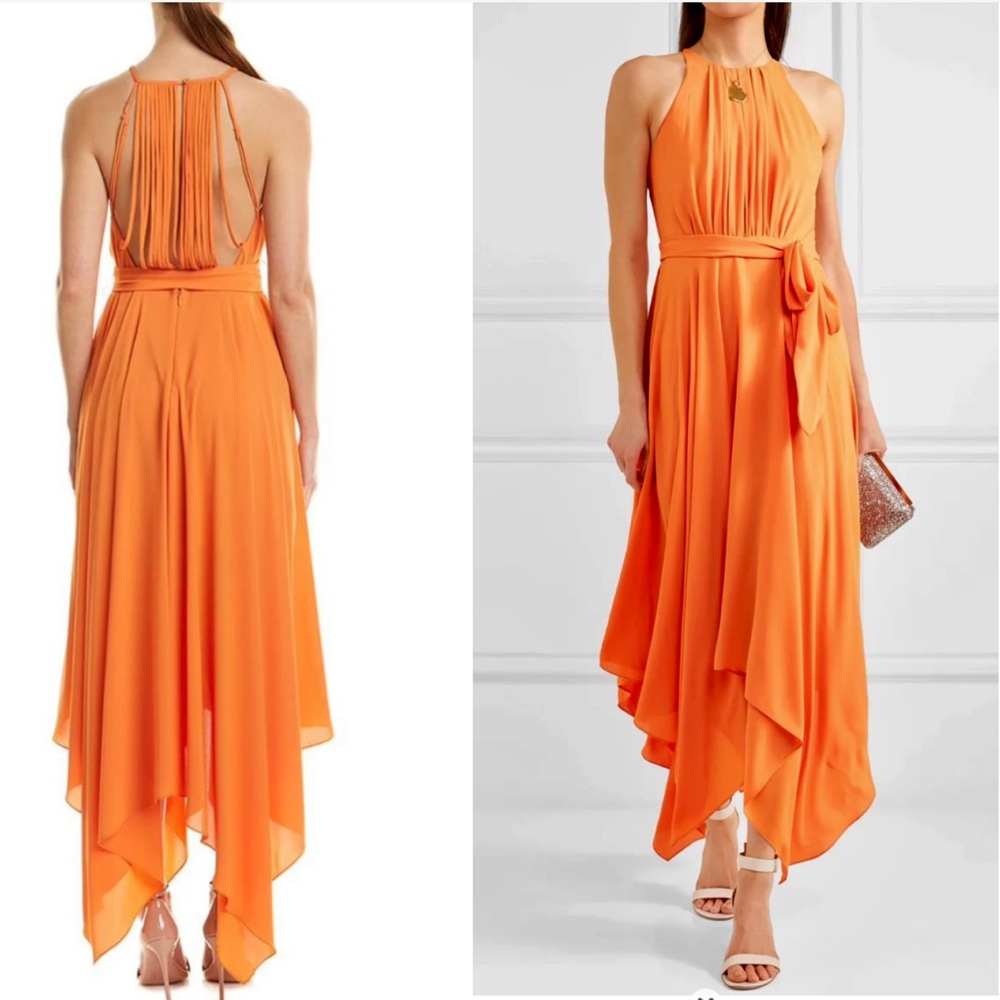 Halston Heritage Asymmetrical Gown